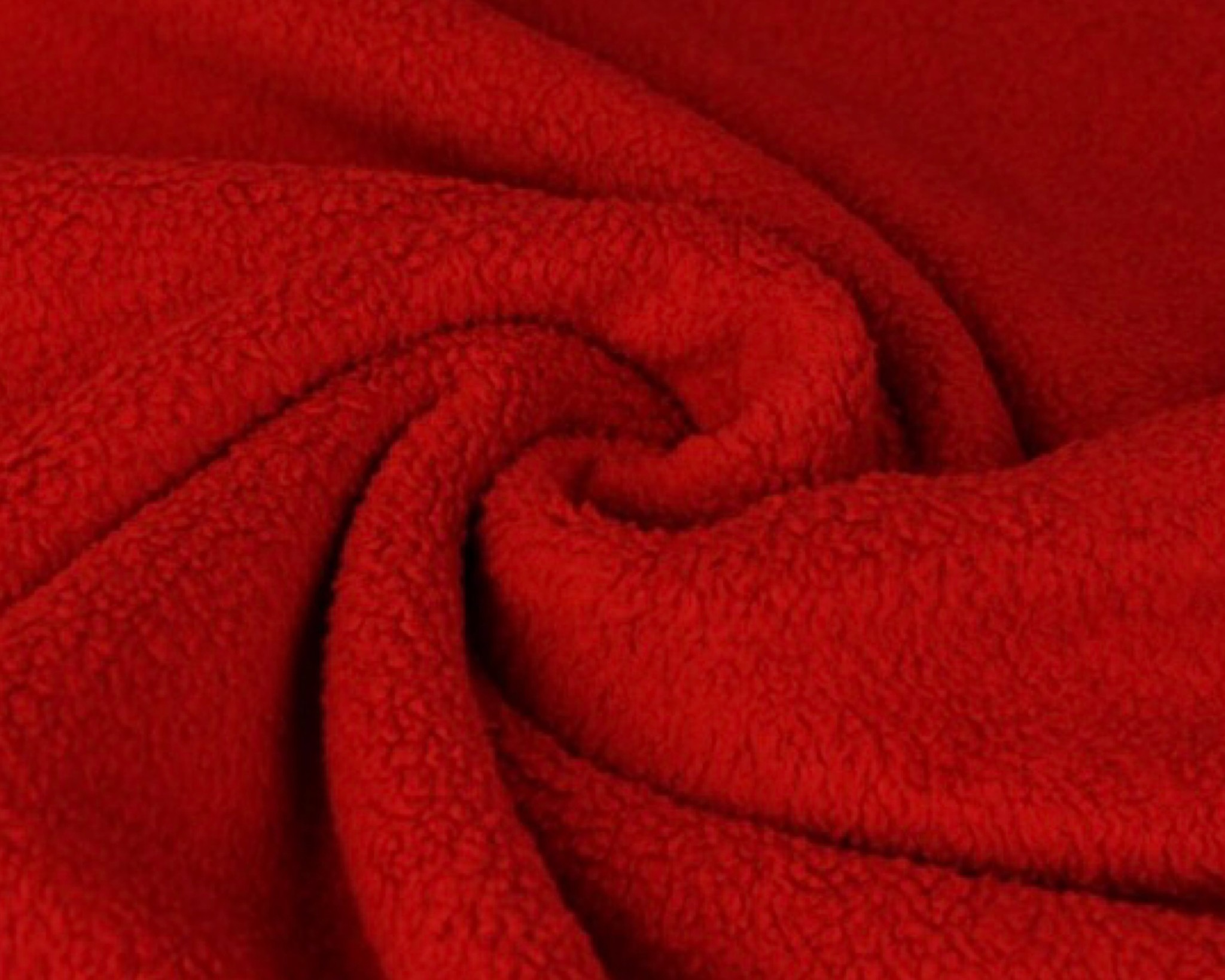 Groenten Penetratie elf Sherpa Fleece Katoen - Rood - Topstoffen