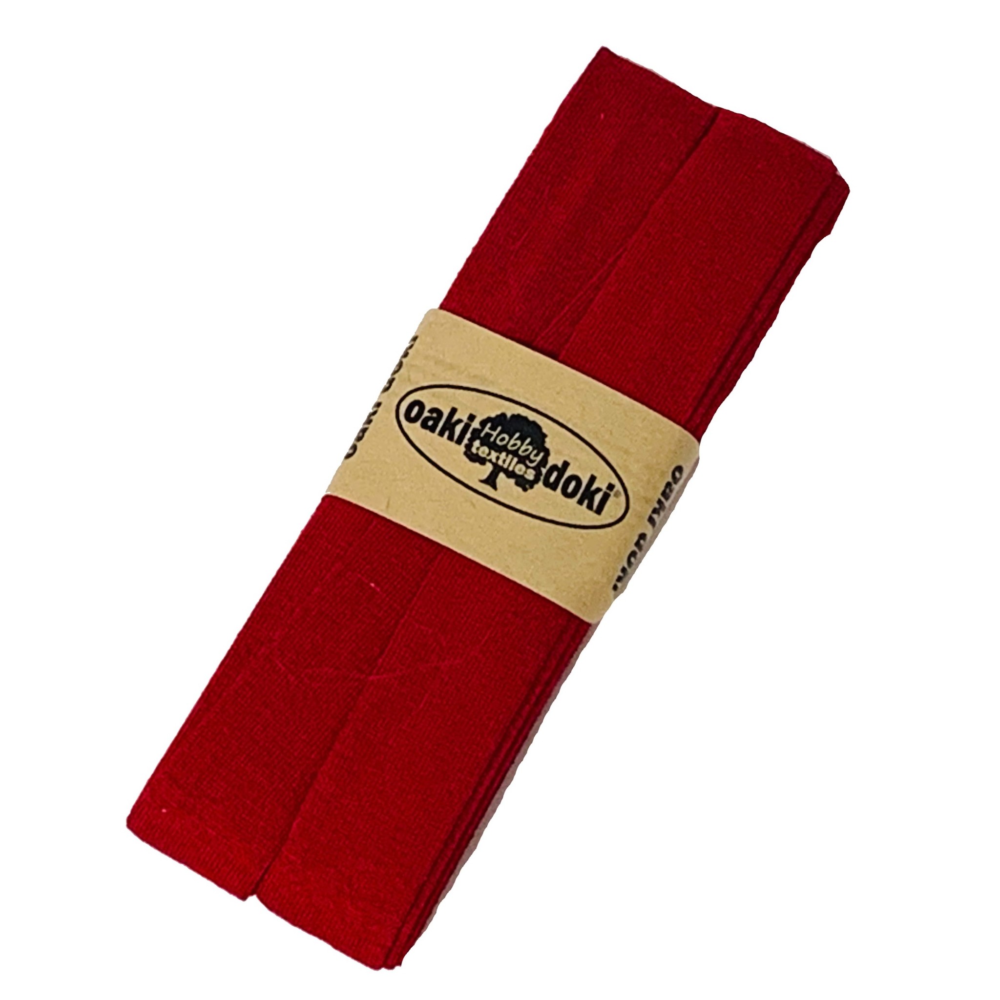 Schrägband jersey 3 m – Rot