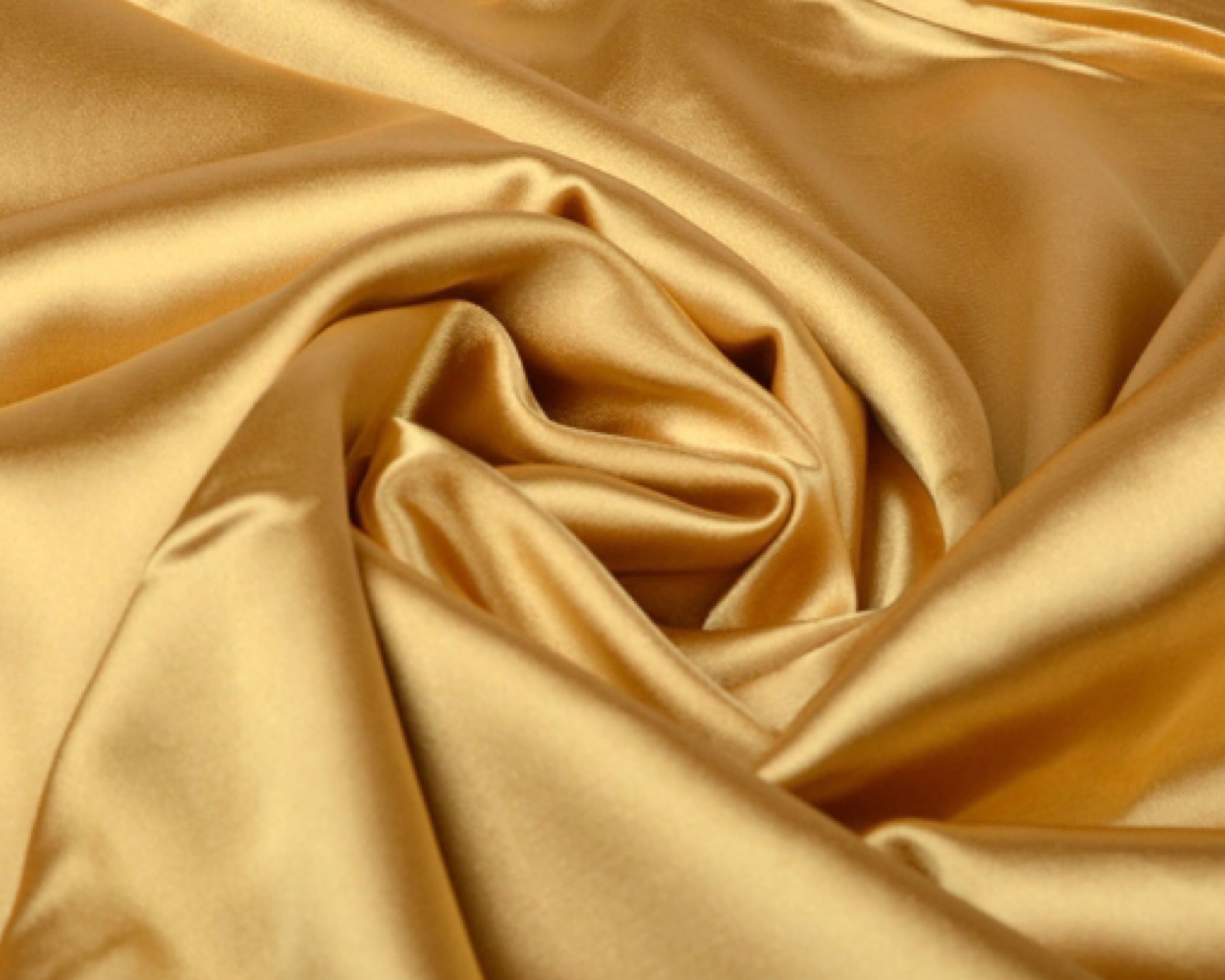 Silk Satijn Stretch Goud