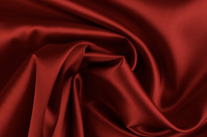 Silk Satin stretch – Rot