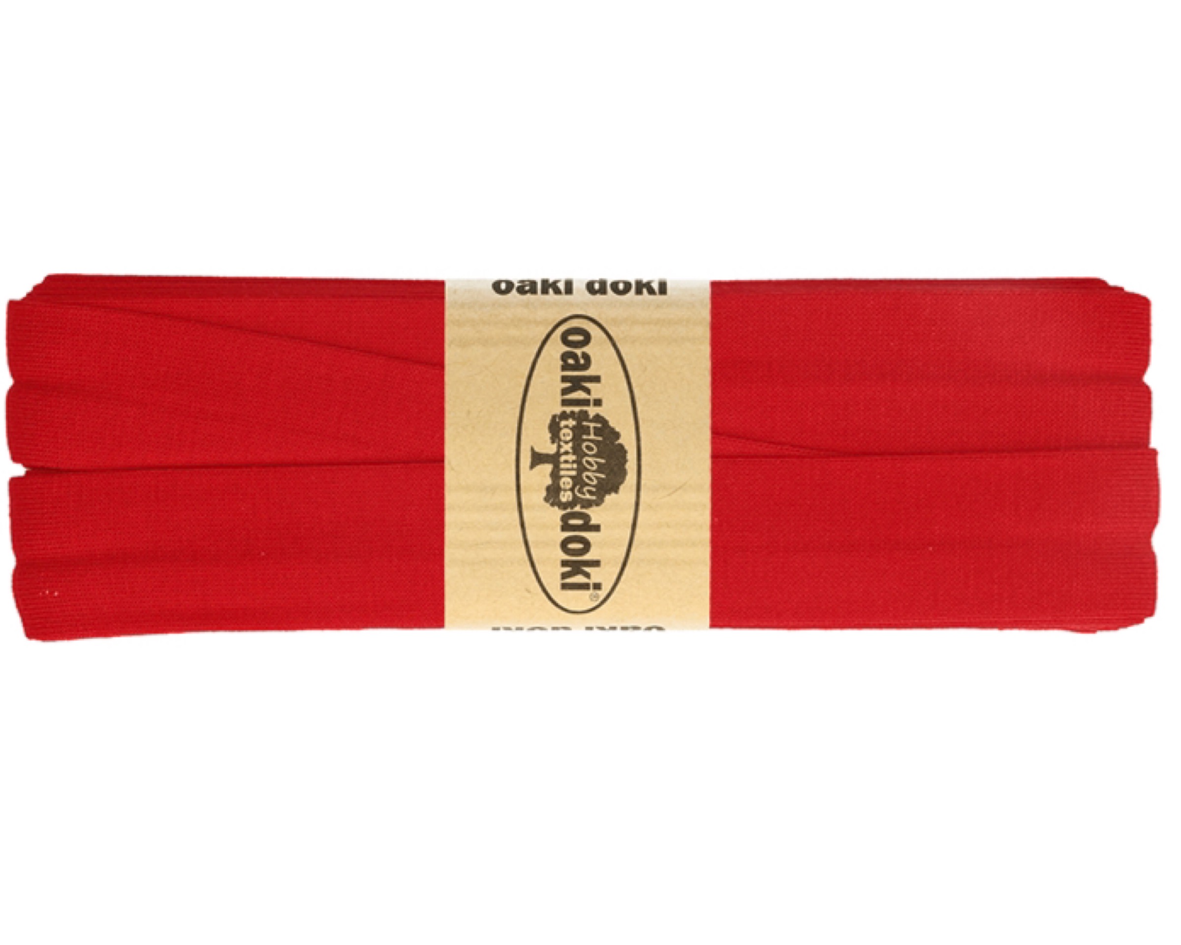 Biaisband tricot de luxe 20 mm 3m – Nr.620 rood