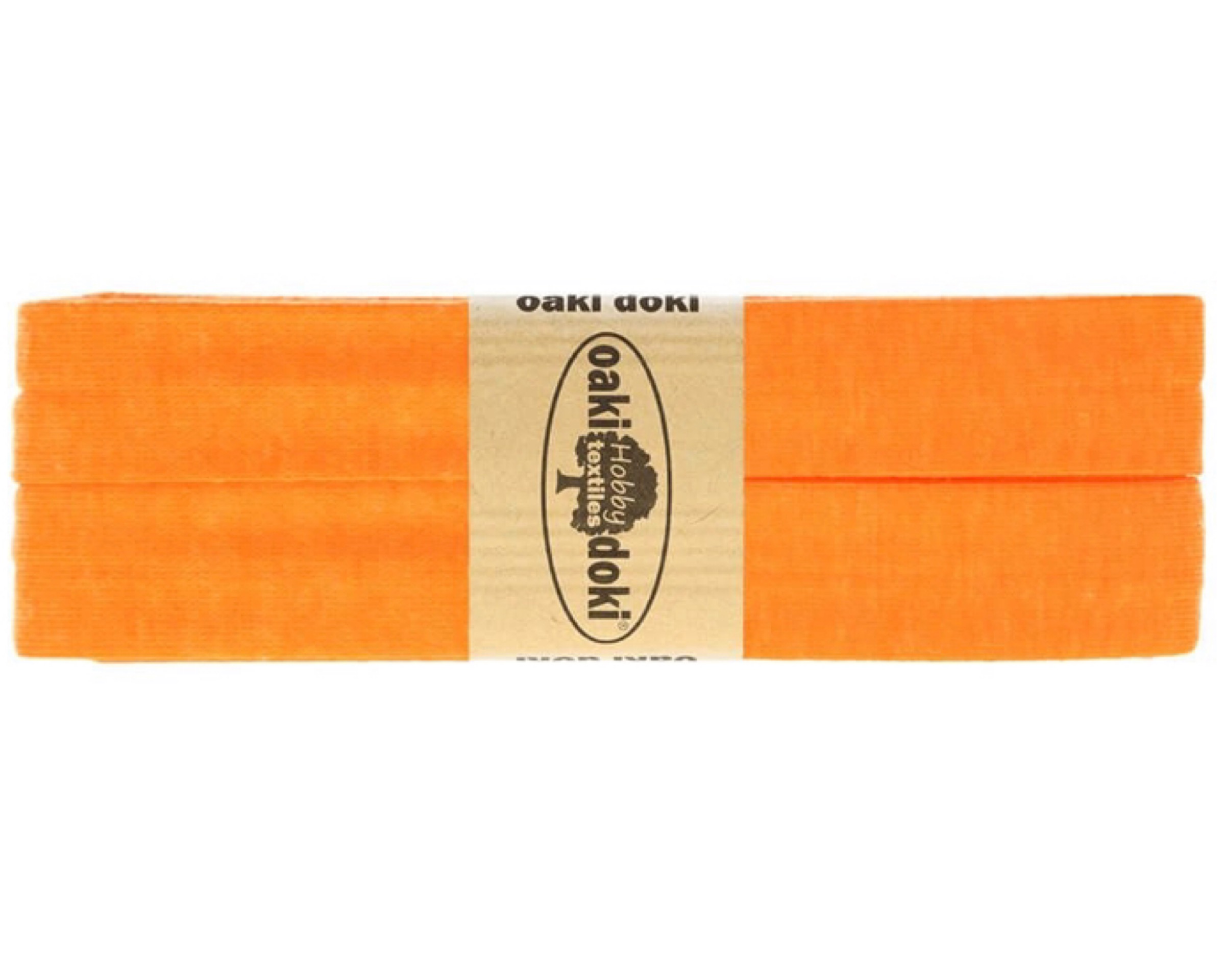 Biaisband tricot de luxe 20 mm 3m – Nr.952 Neon Oranje