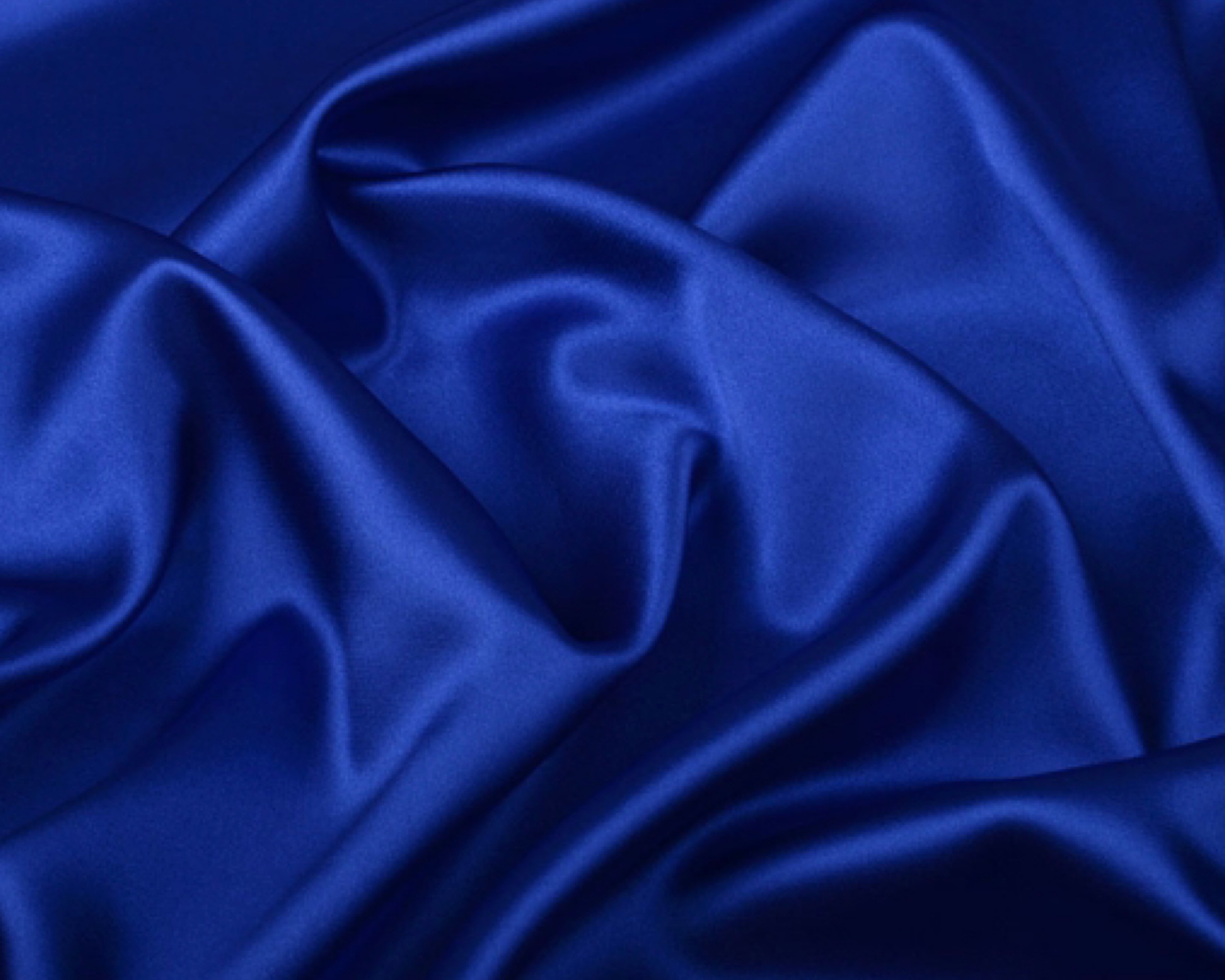 Silk Satijn Stretch Kobaltblauw