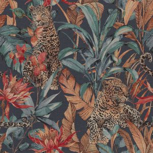 gobelin stof leopard jungle