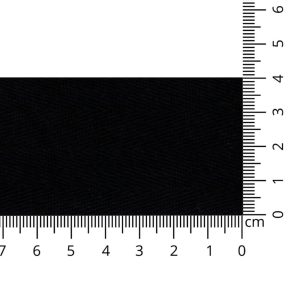 keperband katoen 40mm zwart