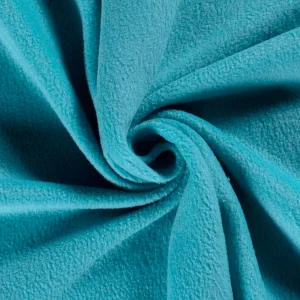 polar fleece stof aqua