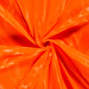 velboa stof neon oranje