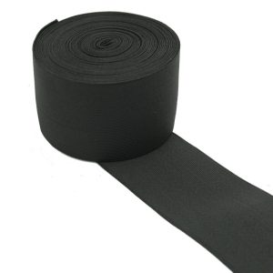 elastiek 80mm zwart